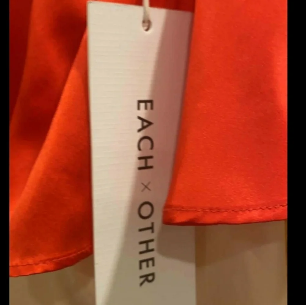 Each x Other Ruffled Assymetric Dress in Red - Picture 5 of 17